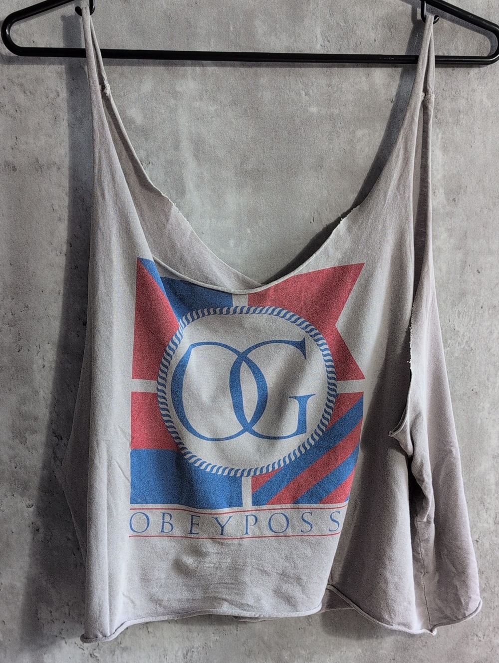Obey Light Gray Stringer Tank